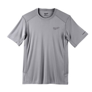 Milwaukee 414G-L WORKSKIN Lightweight Performance Shirt - Short Sleeve - Gray L