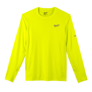 Milwaukee 415HV-2X WORKSKIN Lightweight Performance Shirt - Long Sleeve - HI Vis M