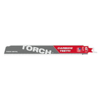 Milwaukee 48-00-5202 9 in. 7TPI THE TORCH Carbide Teeth SAWZALL Reciporcating Saw Blade