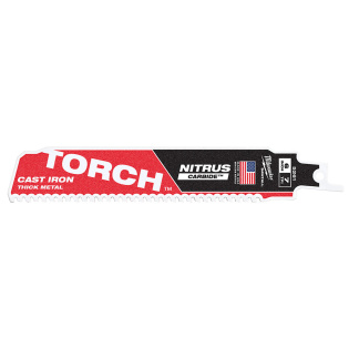 Milwaukee 48-00-5261 6" 7TPI The TORCH for Cast Iron with NITRUS CARBIDE 1PK