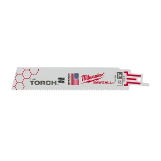Milwaukee 48-00-8712 6 in. 10 TPI THE TORCH SAWZALL Blades (25 Pack)