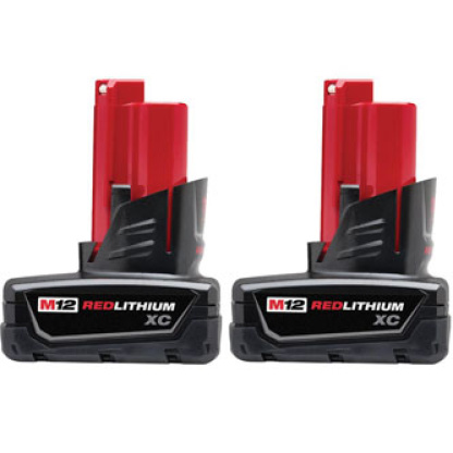 Milwaukee 48-11-2412 M12 REDLITHIUM XC 3.0Ah Battery (2 Piece)