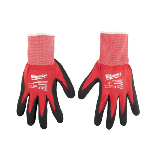Milwaukee Work Gloves 48-22-8722, Size Large, Red, Black, Gray