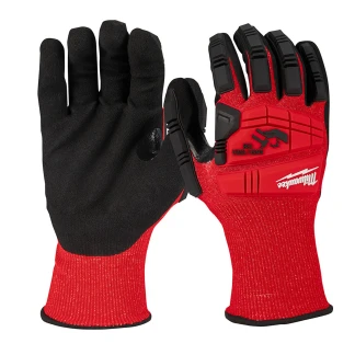 Milwaukee 48-22-8971 Impact Cut Level 3 Nitrile Dipped Gloves - M