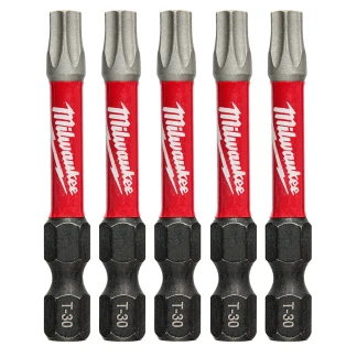 Milwaukee 48-32-4687 SHOCKWAVE 2 in. T30 Impact Driver Bits (5 Pack)