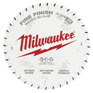 Milwaukee 48-40-0524 5-3/8 in. 36T Fine Finish Circular Saw Blade