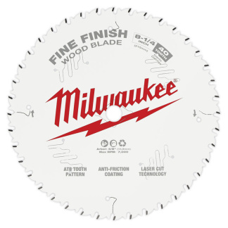 Milwaukee 48-40-0822 8-1/4 in. 40T Fine Finish Circular Saw Blade