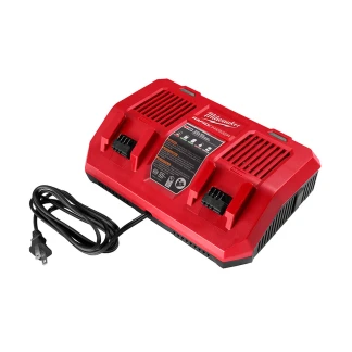 Milwaukee 48-59-1802 M18 18 Volt Lithium-Ion Cordless Dual Bay Simultaneous Rapid Charger