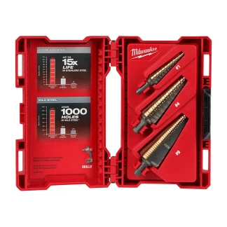 Milwaukee 48-89-9291  Cobalt Step Bit Kit (3PC)