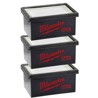 Milwaukee 49-90-2306 M12 HAMMERVAC 3 pack Filters