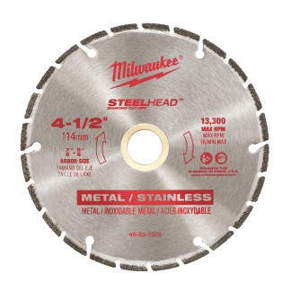 Milwaukee 49-93-7805 4-1/2 in. STEELHEAD Diamond Cut-Off Blade