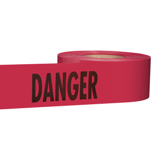 1000 ft. Premium Red Barricade Tape - Danger