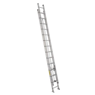 28 ft Featherlite 3228D Aluminum Extension Ladder, Type IA, 300 lb Load Capacity