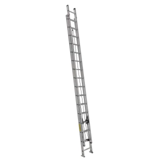 32 ft Featherlite 3232D Aluminum Extension Ladder, Type IA, 300 lb Load Capacity