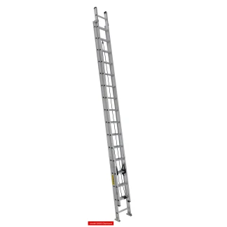 40 ft Featherlite 3240D Aluminum Extension Ladder, Type IA, 300 lb Load Capacity