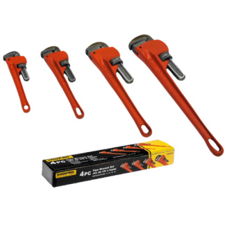4pc Pipe Wrench Set