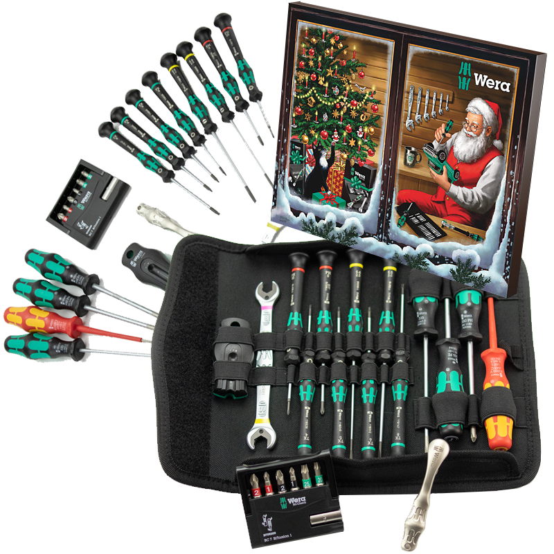 Wera 24 Piece Advent Calendar An Awesome Tool Junky Christmas Gift