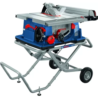 Bosch 4100XC-10 10” Worksite Table Saw with Gravity-Rise Wheeled Stand