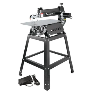 General Excalibur EX-21K 21" Scroll Saw with EX-21BS Stand and EX-01 Foot Switch