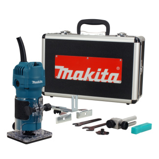 Makita 3709X Laminate Trimmer 1/4" with Aluminum Carrying Case Corded