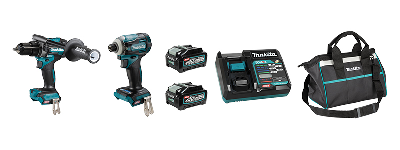  DK0114G203 40V Max XGT Cordless 2PC Combo 4.0Ah Kit (TD001GZ .