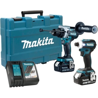 Makita DLX2411T 18V LXT Cordless 2PC Combo 5.0Ah Kit (DTD171Z+DHP486Z)