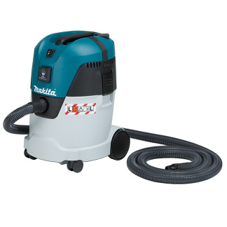 Makita VC2512L 25L Compact Push&Clean Wet/Dry Dust Extractor Corded