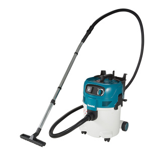 Makita VC3012L 30L Professional Push&Clean Wet/Dry Dust Extractor Corded