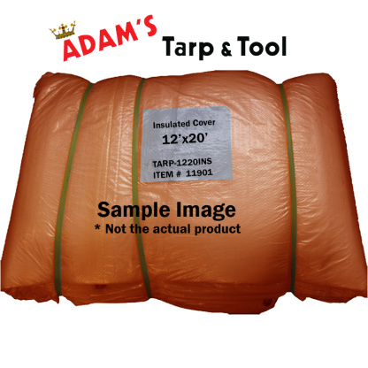 Western Rugged 11901 12'x20' Commercial Grade 3/16" Insulated Orange Tarp