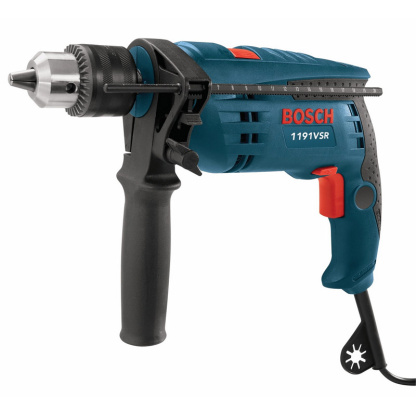 Bosch 1191VSRK Corded 1/2" Hammer Drill Keyed Chuck, 120V 7A