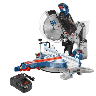Bosch GCM18V-12GDCN14 Cordless 18V 12" Dual Bevel Axial-Glide Miter Saw (1) 8Ah Battery (1) Charger