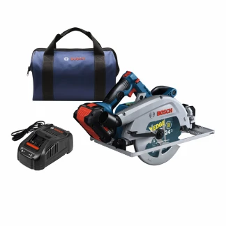 Bosch GKS18V-25GCB14 Cordless 18V Connected-Ready 7-1/4" Brushless Circular Saw, HMI & Eco Mode (1) 8Ah Battery (1) Charger