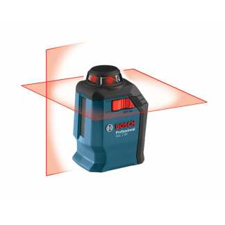 Bosch GLL 2-20 Self Leveling 360 Horizontal Line & Cross Laser - Red Beam