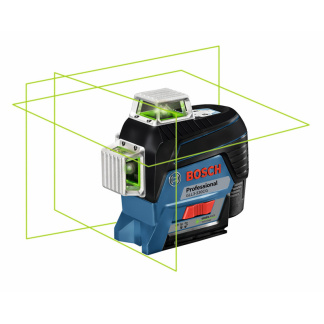 Bosch GLL3-330CG Cordless 12V 360? Connected Three-Plane Leveling & Alignment-Line Laser (1) 2Ah Battery (1) Charger (1) BM 1 (1) Laser Target (1) Case - Green
