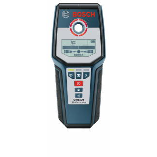 Bosch GMS 120 Wallscanner (Magnetic & Non Magnetic Metals, Power Cables, Plastic Pipes)