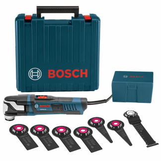 Bosch GOP55-36C1 Corded 8 pc. StarlockMax Oscillating Multi-Tool Kit (1) Case 120V 5.5A