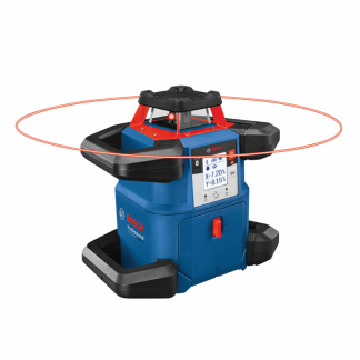Bosch GRL4000-80CH Cordless 18V REVOLVE4000 Connected Self-Leveling Horizontal Rotary Laser (1) 4Ah Battery (1) Charger