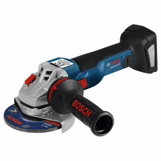 Bosch GWS18V-45CN Cordless 18 V EC Brushless Connected-Ready 4-1/2" Angle Grinder Slide Switch - Tool Only