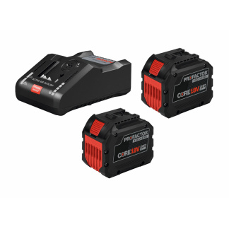 Bosch GXS18V-18N27 Cordless 18V CORE18V Starter Kit (2) 12Ah Batteries (1) Charger