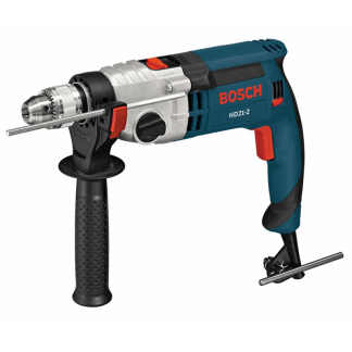 Bosch HD21-2 Corded 2-Speed 1/2" Hammer Drill, Keyed 3-Jaw Chuck 120V 9.2A