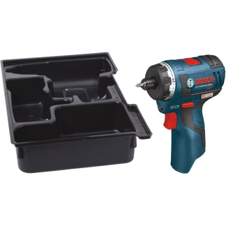 Bosch PS22BN Cordless 12-Volt Max Brushless 1/4" Hex Pocket Driver, Insert Tray for L-Boxx - Tool Only