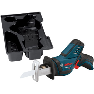 Bosch PS60BN Cordless 12V Pocket Reciprocating Saw, Exact-Fit Insert Tray - Tool Only