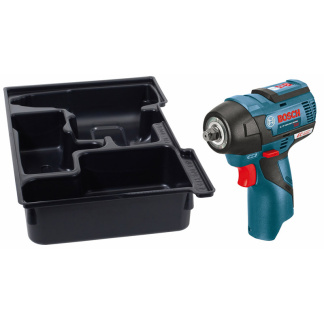 Bosch PS82BN Cordless 12V Max EC Brushless 3/8 In. Impact Wrench with Exact-Fit Insert Tray - Tool Only