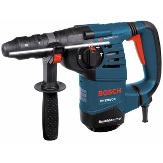 Bosch RH328VCQ Corded 1-1/8" 3-Mode Variable Speed SDS-Plus Rotary Hammer w/ Quick Change Chuck, 120V 8A