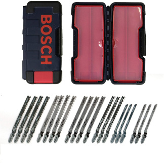 Bosch TW21HC T-Shank 21pc Woodworking Jig Saw Blade Set