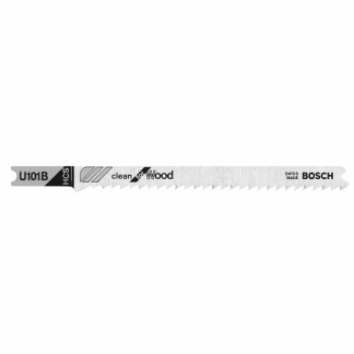 Bosch U101B 3-5/8" 10TPI HCS Jig Saw Blades (Hard & Soft Woods, OSB, Laminate) 5PK