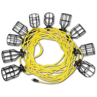 G Hjukstrom EC123300-11 Construction Light String 100'x5M SJTW 12/3