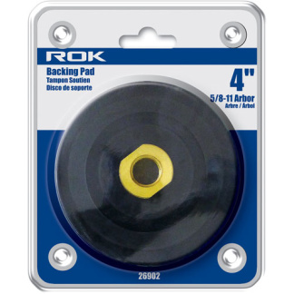 ROK 26902 BACKING PAD 4IN H&L 5/8-11
