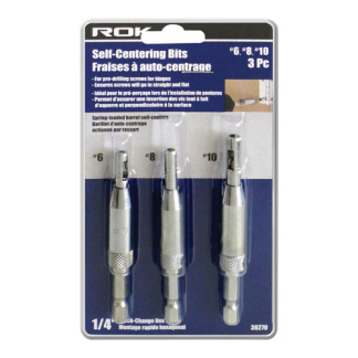 ROK 36270 3 PC SELF-CENTERING BIT SET