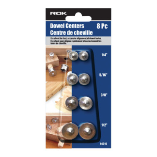 ROK 44016 DOWEL CENTERS 4 SIZE SET